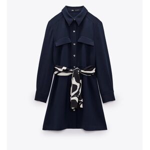 Zara 
BELTED MINI DRESS